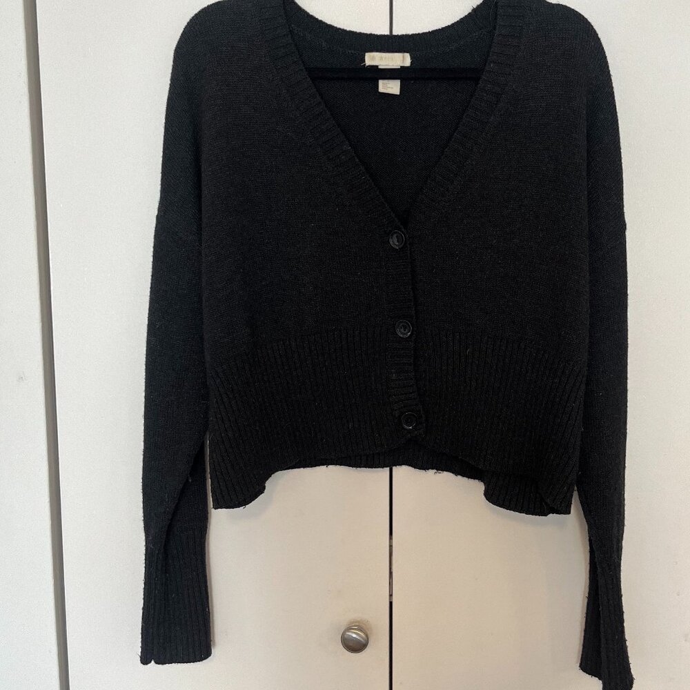 H&M | Black Knit Cardigan | Sz Medium